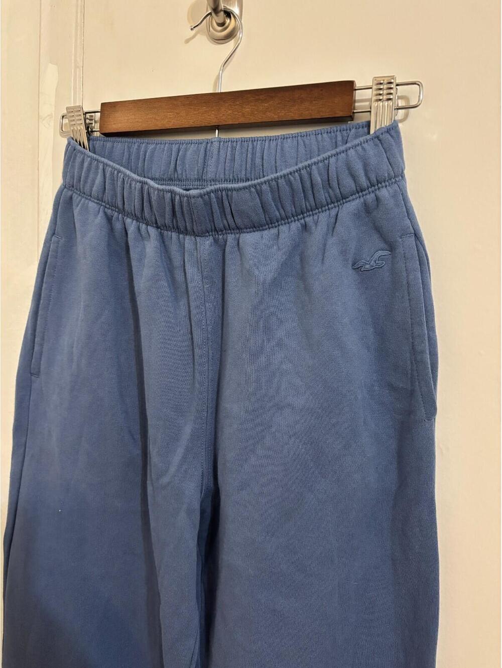 Hollister Sweatpants WIDE LEG | Color Dark Blue  | Size XS Long